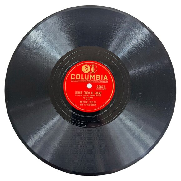 Xavier Cugat Cuatro Vidas 10 Inch Shellac 78 RPM Columbia 35872 Vintage Record - Picture 3 of 4